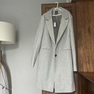 Light grey peacoat